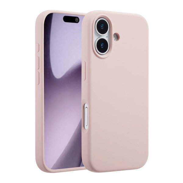 Rvelon iPhone 17 -kuori silikoni MagSafe Vaaleanpunainen