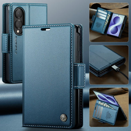 CaseMe Samsung Galaxy Z Fold 8 Kotelo 023 Series Sininen