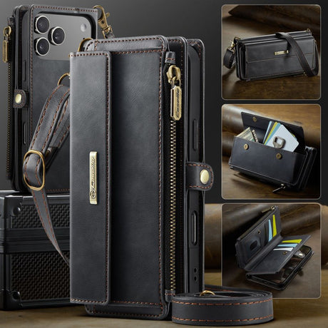 CaseMe iPhone 17 Pro Max/iPhone 18 Pro Max Kotelo C39 Series Musta