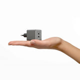 Alogic Laturi Dual USB-C Rapid Power 45W Cube GaN Harmaa