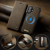 CaseMe iPhone 17 Kotelo C49 Series Ruskea