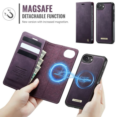 CaseMe iPhone 16e/iPhone 17e Kotelo C49 Series Violetti