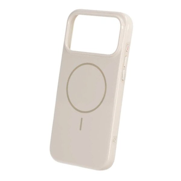 Rvelon iPhone 17 Pro Suojakuori TPU MagSafe Beige
