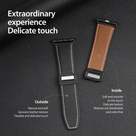 Dux Ducis Apple Watch 44/45/46mm/Ultra 49mm Ranneke YA Series Musta