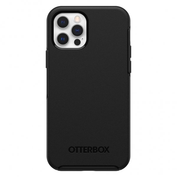 Otterbox iPhone 12/iPhone 12 Pro Suojakuori Symmetry Series Musta