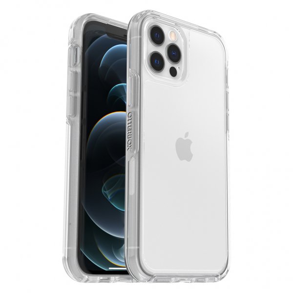 Otterbox iPhone 12/iPhone 12 Pro -kuori, Symmetry Series, läpinäkyvä