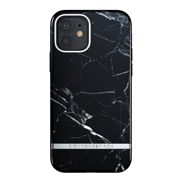 Richmond & Finch iPhone 12/iPhone 12 Pro Kuori Black Marble