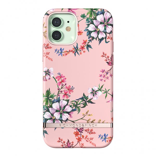 Richmond & Finch iPhone 12/iPhone 12 Pro Kuori Pink Blooms