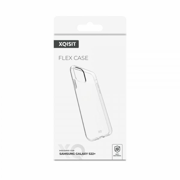 Xqisit Samsung Galaxy S22 Plus -suojakuori, Flex Case, läpinäkyvä