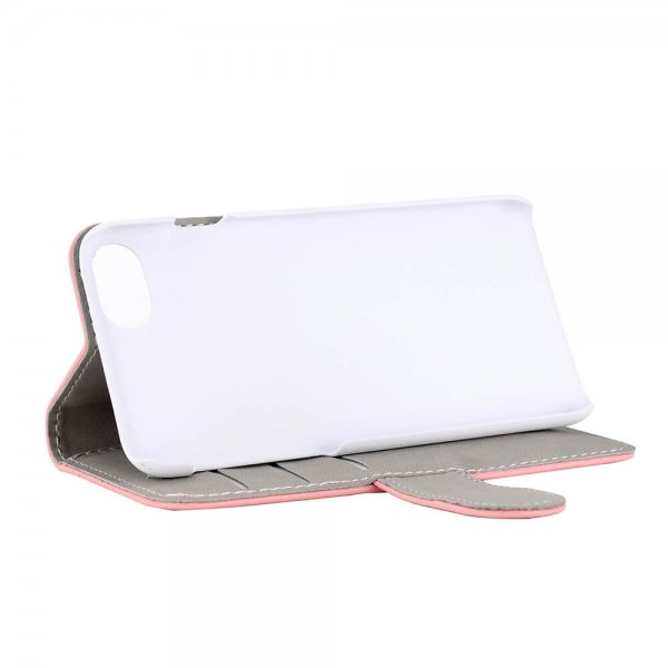 Gear iPhone 6/6S/7/8/SE Suojakotelo korttipaikalla Ruusunpunainen