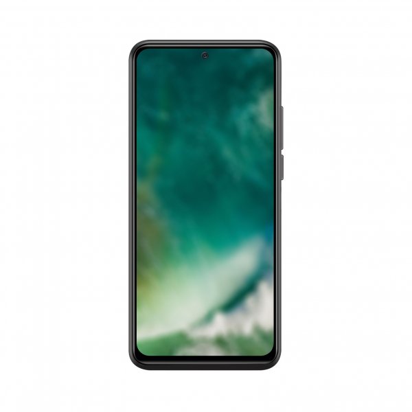Xqisit Samsung Galaxy S22 -kuori, silikonikotelo, musta