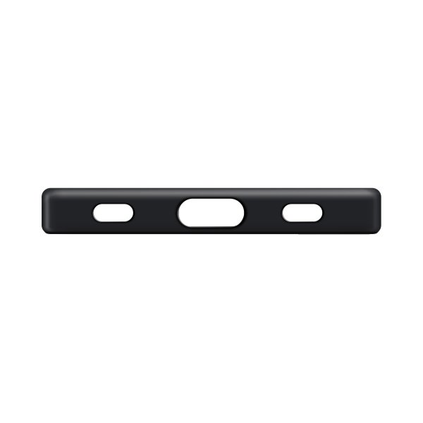 Xqisit Samsung Galaxy S22 Ultra silikonisuojakuori, musta