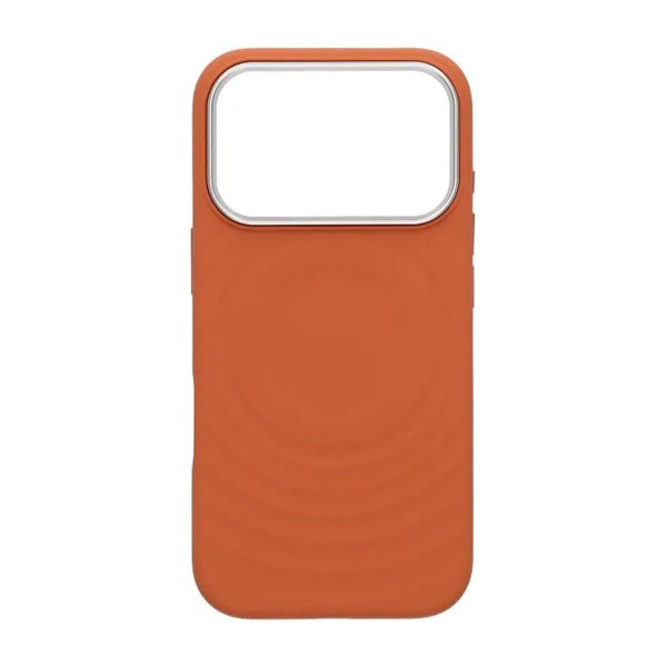 iPhone 17 Pro Silikonikuori MagSafe Oranssi