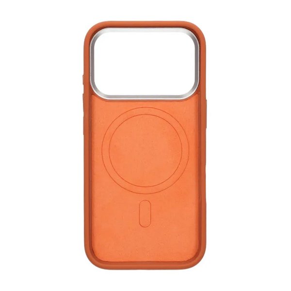 iPhone 17 Pro Silikonikuori MagSafe Oranssi