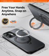 Torras iPhone 17 Kuori Ostand Q3 Spin Obsidian Black