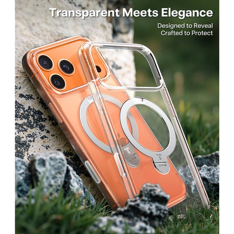 Torras iPhone 17 Pro Max Kuori Ostand Q3 Spin Kirkas