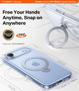 Torras iPhone Air Kuori Ostand Q3 Spin Kirkas