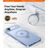 Torras iPhone Air Kuori Ostand Q3 Spin Kirkas
