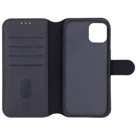 Rvelon iPhone 11 -kotelo, taitettava korttitasku, sininen