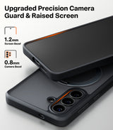 Torras Samsung Galaxy S26 Plus Kuori Ostand Q3 Spin Obsidianmusta