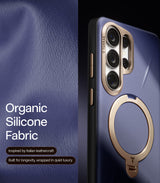 Torras Samsung Galaxy S26 Ultra Kuori Ostand Q3 Vegskin Dark Purple