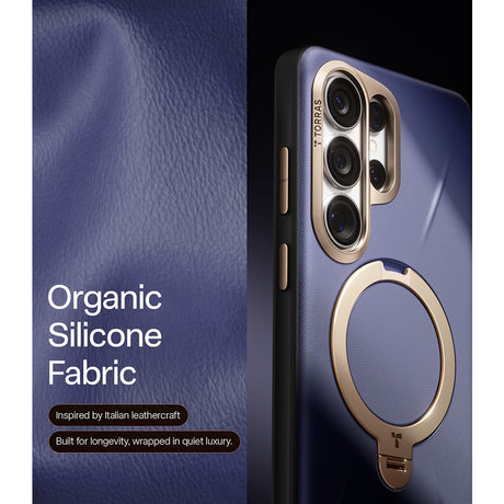 Torras Samsung Galaxy S26 Ultra Kuori Ostand Q3 Vegskin Dark Purple