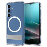 Spigen Samsung Galaxy S25 -kuori Ultra Hybrid S MagFit Clear White