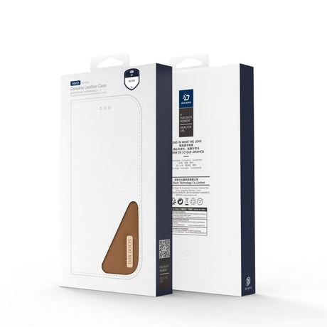 Dux Ducis iPhone 16e/iPhone 17e Kotelo Hivo Series Ruskea