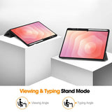 Samsung Galaxy Tab S11 Ultra/S12 Ultra Kotelo Tri-Fold Kynäloukero Harmaa