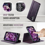 CaseMe iPhone 17 Kotelo C49 Series Violetti