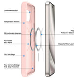 Dux Ducis Google Pixel 9 Pro XL/10 Pro XL/11 Pro XL Kuori Yind Series MagSafe Vaaleanpunainen
