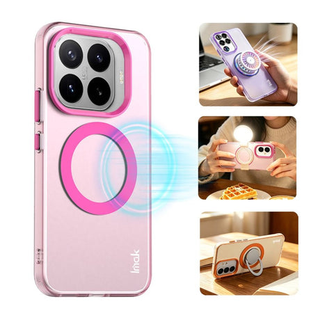 Imak Xiaomi 17T Pro Kuori Candy Color MagSafe Vaaleanpunainen