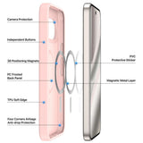 Dux Ducis Google Pixel 9/9 Pro/10/10 Pro/11/11 Pro Kuori Yind Series MagSafe Vaaleanpunainen