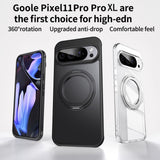 Google Pixel 11 Pro XL Kuori MagSafe rengas Musta
