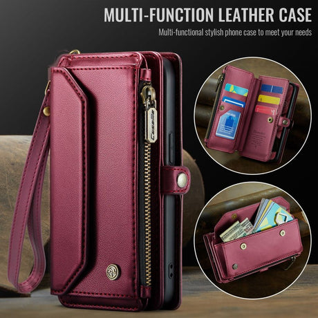 CaseMe iPhone 16e/iPhone 17e Kotelo C36 Series Punainen
