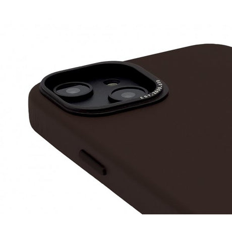 Decoded iPhone 14 Plus -kuoret, nahkainen takakansi, ruskea