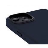 Decoded iPhone 14 Plus -kuoret nahkainen takakuori, tummansininen