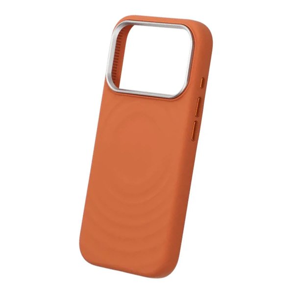 iPhone 17 Pro Max Silikonikuori MagSafe Oranssi