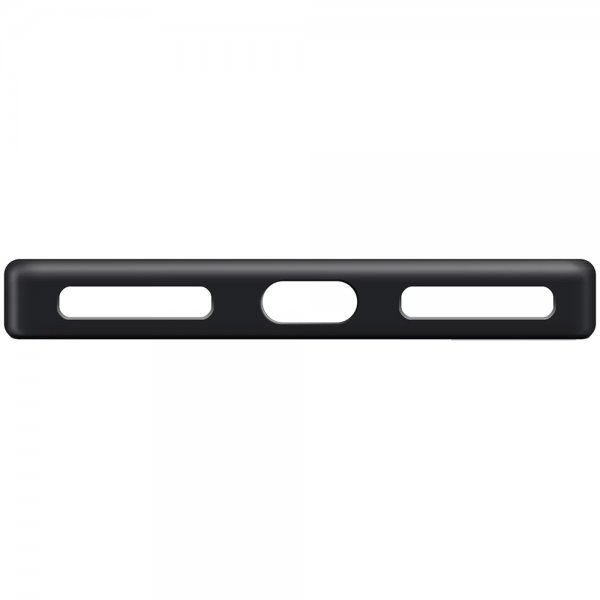 Xqisit iPhone 14 -suojakuori silikonia, MagSafe, musta