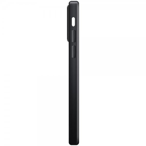 Xqisit iPhone 14 Pro Max -silikonikuori MagSafe, musta