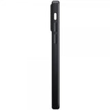 Xqisit iPhone 14 Plus -silikonikuori MagSafe - Musta