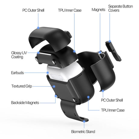 Dux Ducis AirPods Pro 3 Kuori PECQ Series Vaaleanpunainen