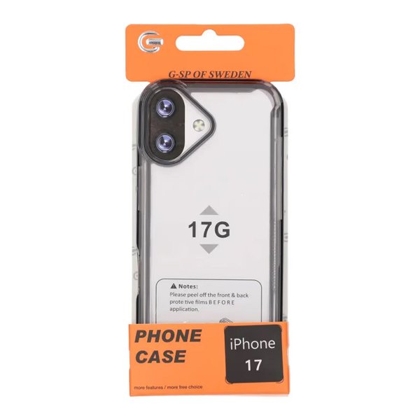 iPhone 17 Kuori TPU-suojakotelo Musta