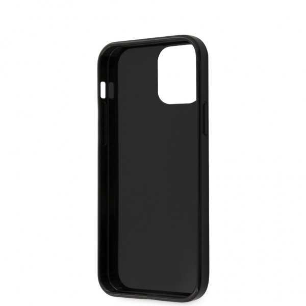 BMW iPhone 12 Mini Kuori Carbon & Alu Musta