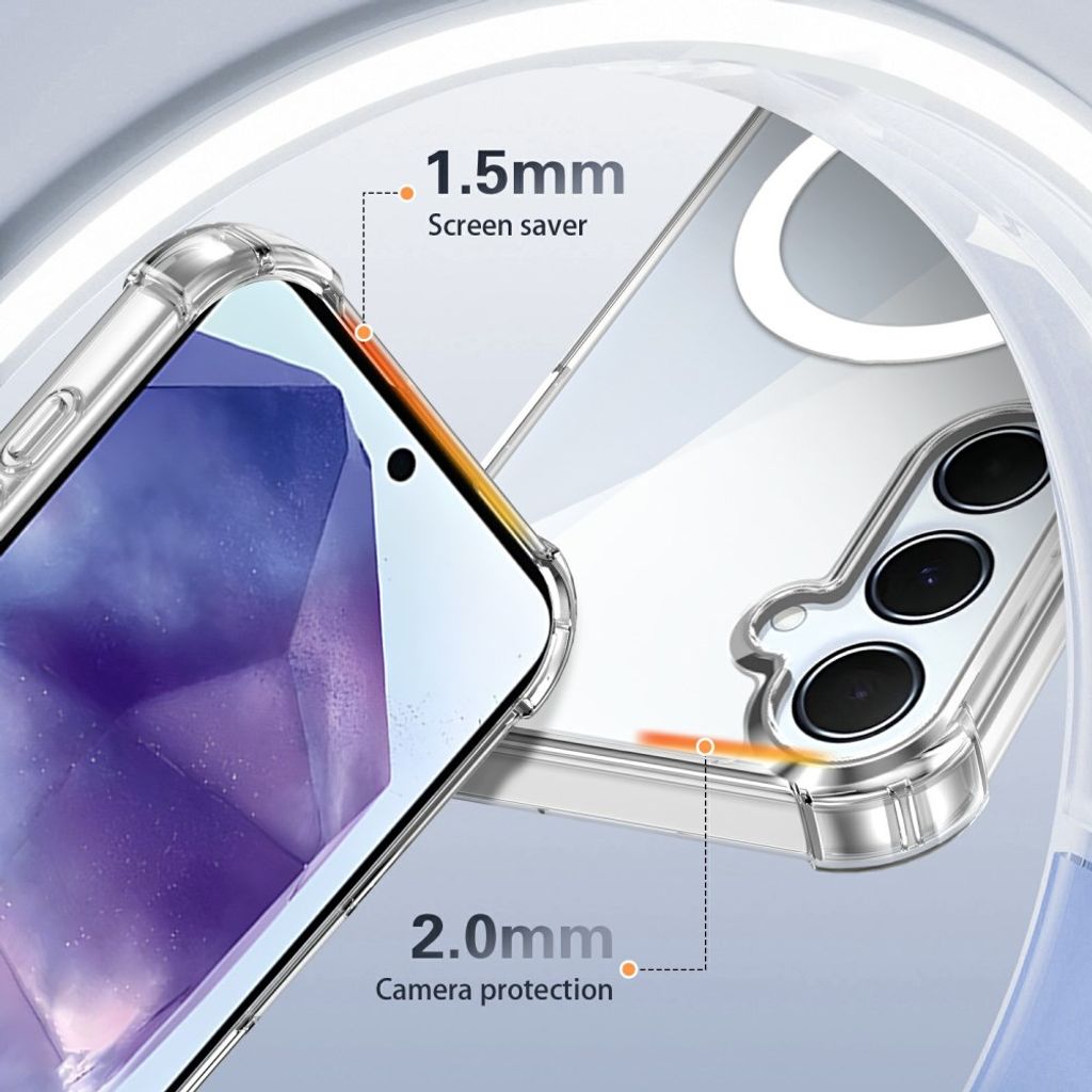 Samsung Galaxy S25 FE/S26 FE Kuori MagSafe Kirkas