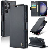 CaseMe Samsung Galaxy S24 Ultra Kotelo 023 Series Musta