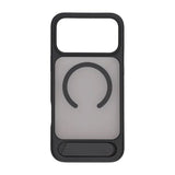 Rvelon iPhone 17 Pro Kotelo jalustalla MagSafe Musta