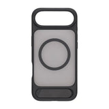 Rvelon iPhone Air -kuori jalustalla, musta