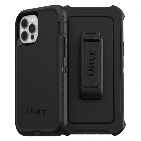 Otterbox iPhone 12/iPhone 12 Pro Suojakuori Defender Musta