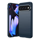Google Pixel 11 Pro XL Kuori Harjattu Kuituhiilikuvio Sininen